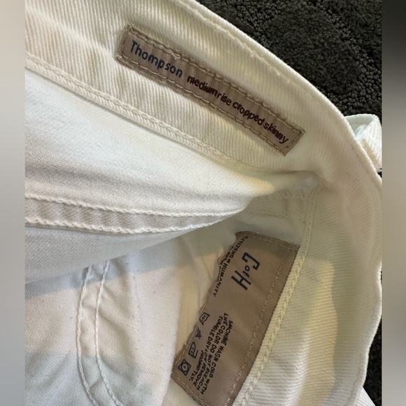 Citizens of Humanity Thompson MidRise cropped skinny white women’s sz 27 - Picture 4 of 11